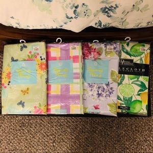 Bundle of Spring Theme Tablecloths Unused